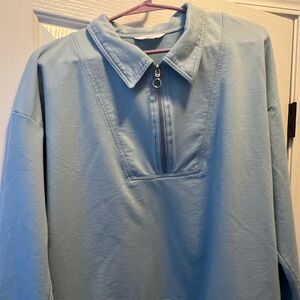 Time and Tru Light Blue Top XXL